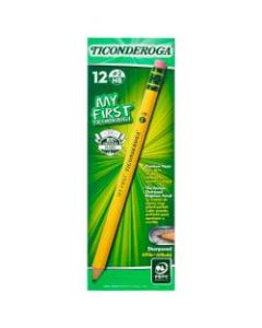 My First Ticonderoga Pencil, Sharpened, Box Of 12