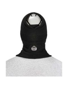 Ergodyne N-Ferno 6893ZI Zippered Balaclava Face Masks With Bump Caps, One Size, Black, Pack Of 6 Masks