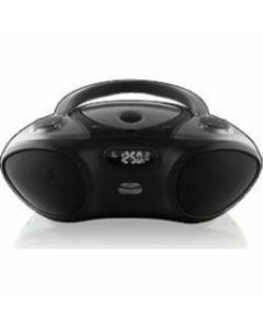 iLive Bluetooth CD Radio Portable Boombox - 1 x Disc Integrated Stereo Speaker - Black LCD - CD-DA - 6 Hour Run Time - Auxiliary Input