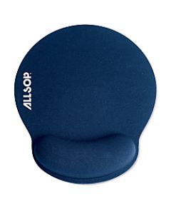 Allsop Memory Foam Mouse Pad, 0.25inH x 9.75inW x 11.5inD, Blue