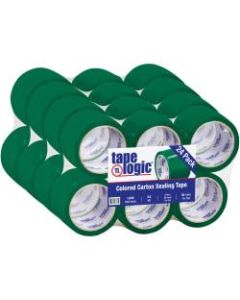 Tape Logic Carton-Sealing Tape, 3in Core, 3in x 55 Yd., Green, Pack Of 24