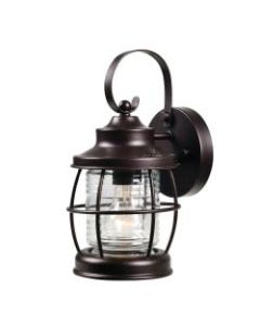 Kenroy Home Sidelight 1-Light Outdoor Lantern, 6inW, Oil-Rubbed Bronze