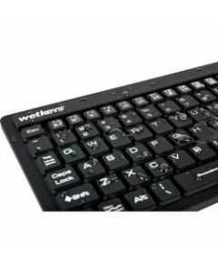 Wetkeys Waterproof "Touchpad Plus" Pro-grade Keyboard w/Touchpad (USB) (Black) - Cable Connectivity - USB Interface - 106 Key - QWERTY Layout - Desktop Computer - TouchPad - Mac, PC - Industrial Silicon Rubber Keyswitch - Black