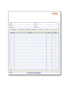 Adams Carbonless Order Books, 8 3/8in x 10 11/16in, Pack Of 50 Forms