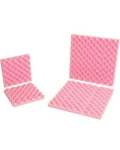 Office Depot Brand Antistatic Convoluted Foam Sets, 2inH x 12inW x 12inD, Pink, Case Of 24