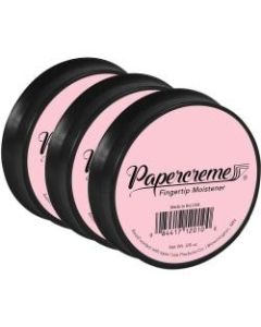 LEE Papercreme Fingertip Moistener - Light Pink - Greaseless - 3 / Pack