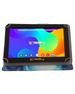 Linsay F10 Tablet, 10.1in Screen, 2GB Memory, 32GB Storage, Android 10, With Ocean Marble Case, F10PCMO