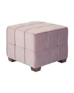 Ave Six Sheldon Tufted Ottoman, Mauve/Coffee