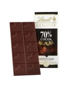 Lindt Excellence Chocolate, 70% Cocoa Chocolate Bars, 3.5 Oz, Box Of 12