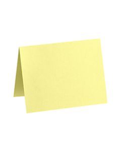 LUX Folded Cards, A2, 4 1/4in x 5 1/2in, Lemonade Yellow, Pack Of 1,000