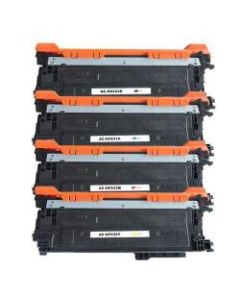 M&A Global Replacement For Remanufactured Black / Tri-Color Toner Cartridge Replacement For HP646A 4CLR, Pack Of 4