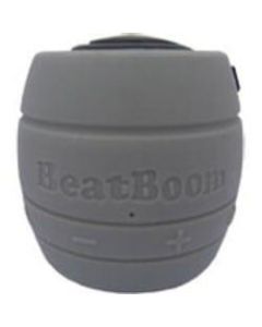 BeatBoom Portable Bluetooth Speaker System - Black, Silver - Battery Rechargeable - USB