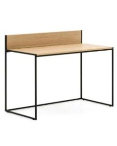 Allermuir Crate 48inW Desk, Oak/Black