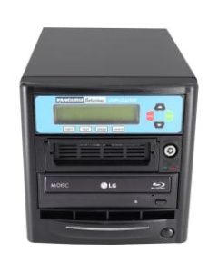 Kanguru 1 Target, Blu-ray Duplicator with Internal Hard Drive - Standalone - Blu-ray Writer - 8x BD-R, 16x DVD R, 16x DVD-R, 52x CD-R, 4x DVD R, 12x DVD-R - 8x BD-RE, 8x DVD R/RW, 8x DVD-R/RW, 24x CD-RW - USB, TAA Compliant