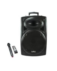 BeFree Sound Bluetooth-Powered Portable PA Party Speaker, Black