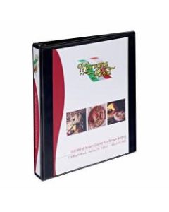 Avery Nonstick Heavy-Duty View 3-Ring Binder With EZ-Turn Rings, 1in D-Rings, 40% Recycled, Black