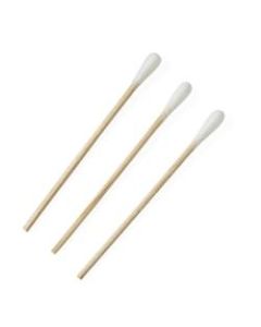 Medline Non-Sterile Cotton Tipped Applicators, 3in, White/Tan, Pack Of 10,000