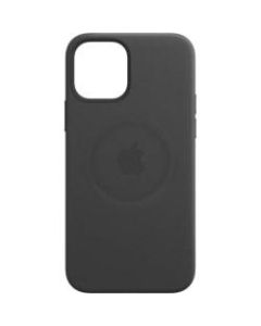 Apple Smartphone Case - For Apple iPhone 12, iPhone 12 Pro Smartphone - Black - Abrasion Resistant, Drop Resistant, Scratch Resistant, Dirt Resistant - MicroFiber, Leather