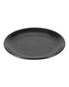 Foundry Round Coupe Plates, 10 3/8in, Black, Pack Of 12 Plates