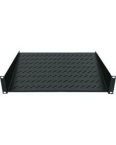 Intellinet Network Solutions 19 inch Network Server Rack 9.84 In. (250 mm) Depth, 2U Cantilever Shelf, Black - 2-Point Front Mount, Vented, Black"