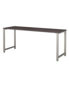Bush Business Furniture 400 Series Table Desk, 72inW x 24inD, Storm Gray, Standard Delivery