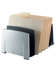Fellowes Office Suites File Sorter, 7 1/2inH x 14 1/2inW x 10 5/16inD, Black/Silver