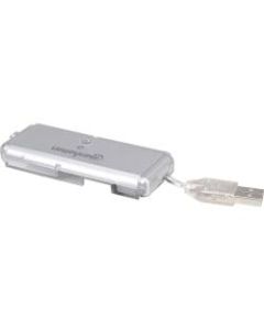 Manhattan 4-Port Hi-Speed USB 2.0 Pocket Hub, Bus Power - Plug and Play - Windows and Mac compatible