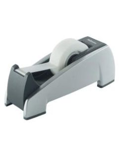 Fellowes Office Suites Tape Dispenser, 2 7/16inH x 2 5/16inW x 6 3/8inD, Black/Silver