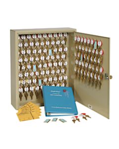 STEELMASTER Dupli-Key Two-Tag Key Cabinet, Sand