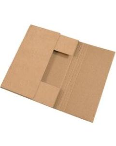 Office Depot Brand Easy Fold Mailers, 17 1/8in x 14 1/8in x 2in, Kraft, Pack Of 50
