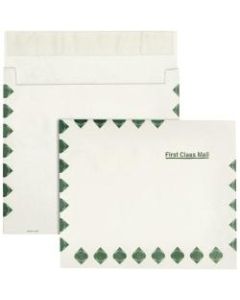 Quality Park Dupont Tyvek Grip-Seal Expansion Envelopes, Open Side, First Class, 10in x 13in x 2in, Self-Adhesive, White, Box Of 100