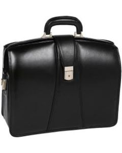 McKlein Harrison Leather Briefcase, Black