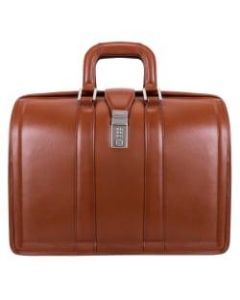 McKlein Morgan Leather Briefcase, Brown
