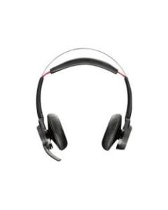 Poly Voyager Focus UC B825 - No charging stand - headset - on-ear - Bluetooth - wireless - active noise canceling - Optimized for UC