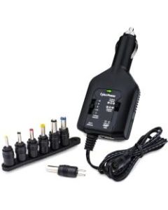 CyberPower CPUDC1U2000 Universal Power Adapter with multiple tips - 2000 mA, 3 VDC, 4.5 VDC, 6 VDC, 9 VDC, 12 VDC, 7 Adapter Tips, 1 USB Port(s) - 2.1 Amps , 12VDC Auto Power Port, 5 ft, Black, 1YR Warranty