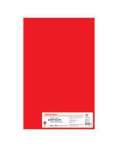 Office Depot Brand Dual Color Poster Board, 14in x 22in, Black/Orange, Blue/Yellow, Red/Green, Pack Of 3