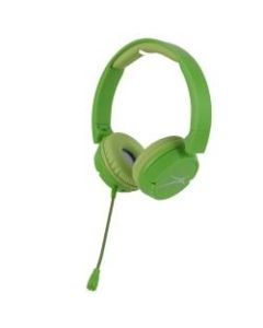 Altec Lansing 3-In-1 Kid Friendly Over-The-Ear Headphones, Green, MZX4100-PGRN-STK-6