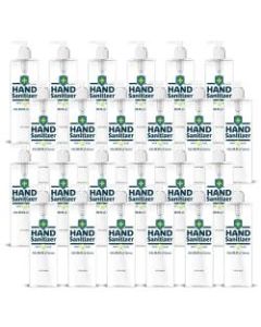 Hand Sanitizer with Aloe, Fragrance-Free, 16 Oz Bottles, Case of 24