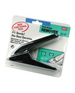 MAX Heavy-Duty Staple Remover - Black - 1 Each