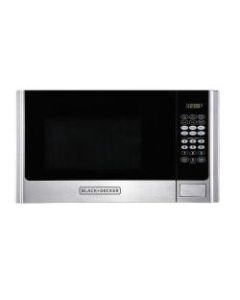 Black & Decker EM925AME-P1 0.9 Cu Ft Microwave, Stainless Steel
