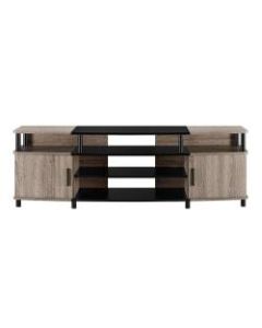 Ameriwood Home Carson TV Stand For 70in Flat-Screen TVs, Sonoma Oak/Black