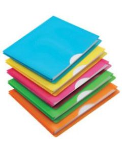 Pendaflex File Jackets, 9-1/2in x 11-3/4in, Assorted Colors, Pack Of 5 Jackets