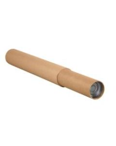 Office Depot Brand Kraft Adjustable Tubes 3 1/4in x 24 - 44in, Case of 25