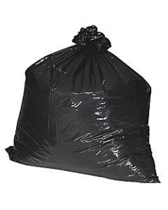 naturesaver 1.25-mil Can Liners, 60 Gallons, 38in x 58in, 75% Recycled, Black, Box Of 100