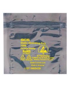 Office Depot Brand Reclosable Static Shielding Bags, 10in x 10in, Transparent, Case Of 100