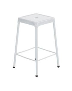 Safco Steel Counter Stool, White