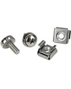 StarTech.com M5 Mounting Screws & Cage Nuts For Server Rack Cabinet, Pack Of 100