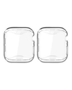 SUPCASE - Bumper for smart watch - thermoplastic polyurethane (TPU) - clear (pack of 2) - for Apple Watch (44 mm)