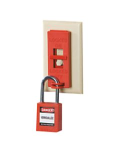 Wall Switch Lock Box, Red
