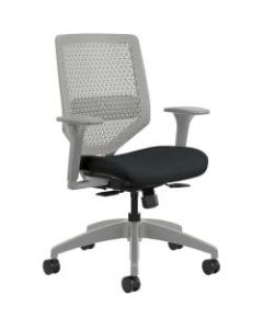 HON Solve Fabric Mid-Back Task Chair, Ink/Titanium